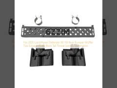 Для 2020 Land Rover Defender 90 110 Задний бампер Насадки на глушитель Выхлопные трубы Черный Хвостовой патрубок Второе поколение
