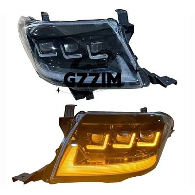 Светодиодная фара Toyota VIGO Hilux 2012-2014, новая, 4 линзы, передние фары со светодиодными дневными ходовыми огнями