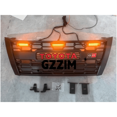 ABS Car Front Bumper Grille with LED for Toyota Fortuner 2016