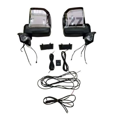 For Land Cruiser LC7SERIES LED Reversing Mirror LC70 LC71LC76 LC79 LC78 View Mirror 2010-2024 Aluminum ABS Side Mirror/Fit Black